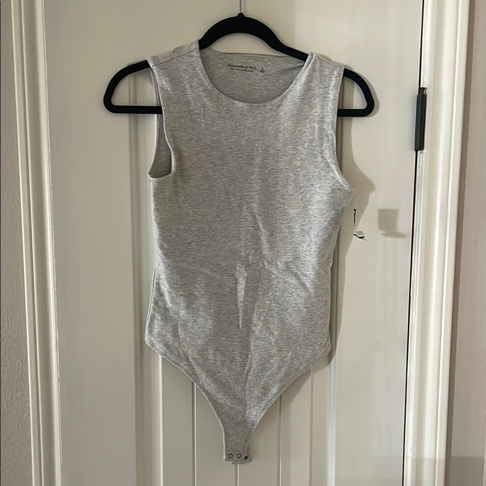 Abercrombie & Fitch Gray Bodysuit One Piece